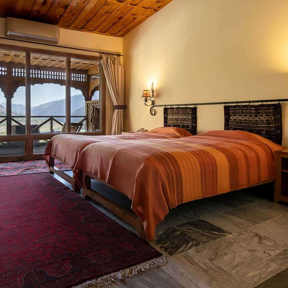 Single Room <br> <div class="rooms-locate"> Hindukush Heights Chitral </div>